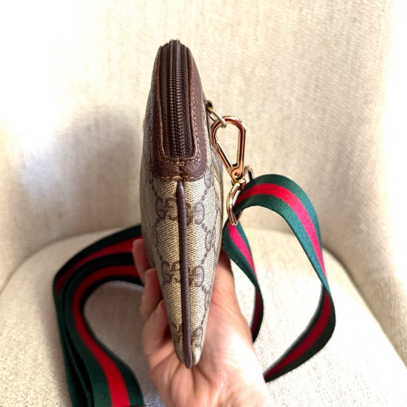 Authentic Gucci crossbody bag brown monogram coated canvas - Picture 9 of 16